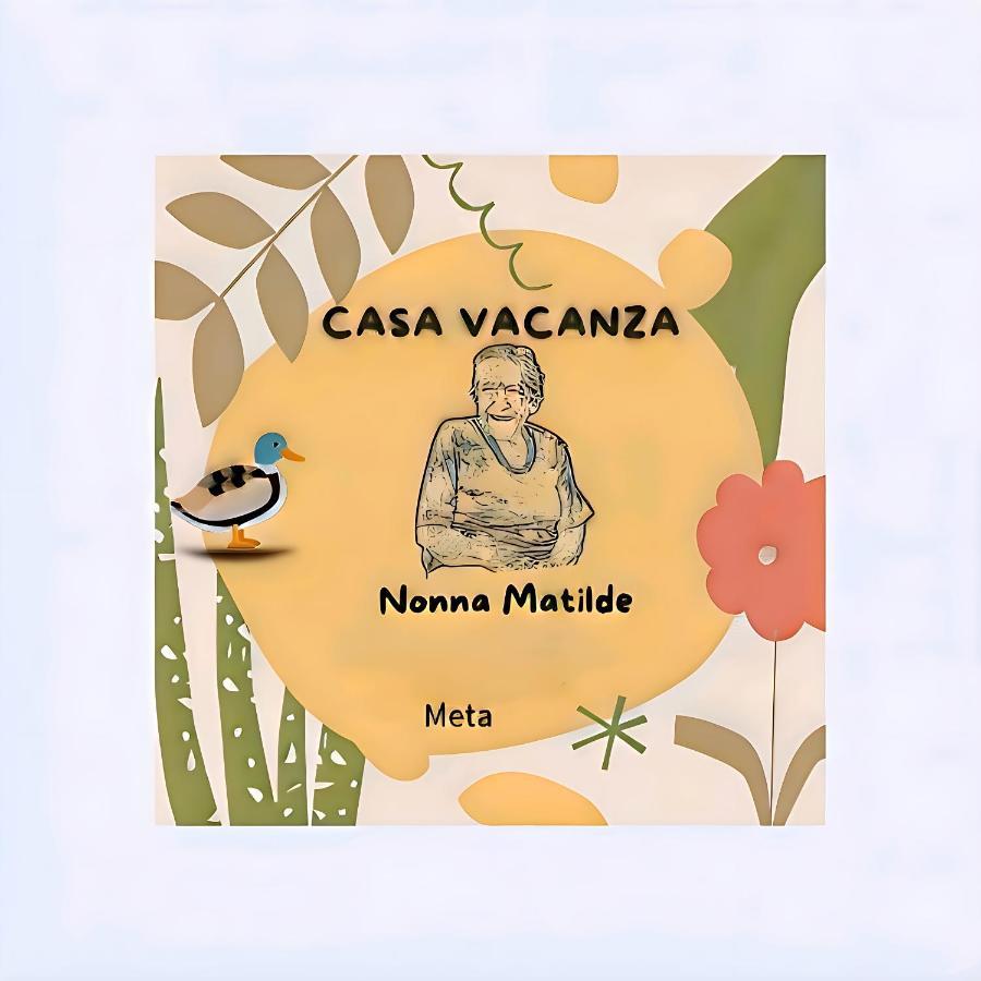 Casa Vacanza "Nonna Matilde" A Meta Di Sorrento, 600Mt Dal Mare, Casa Per 4 מראה חיצוני תמונה